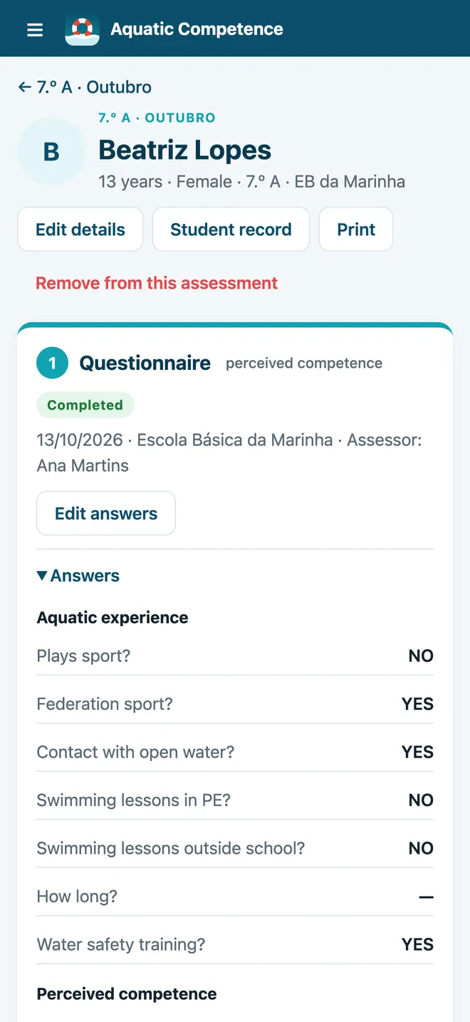 Student result