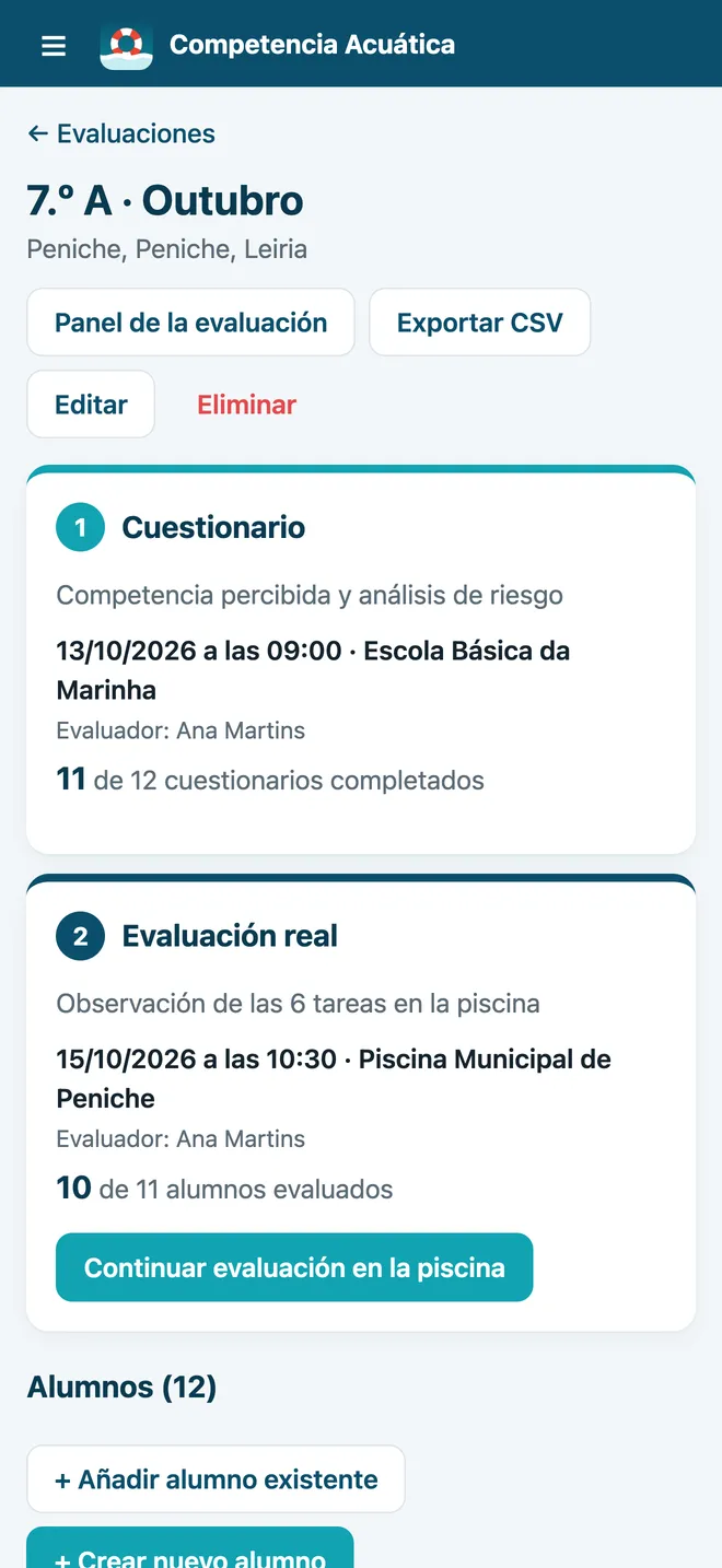 Los dos momentos de una evaluación