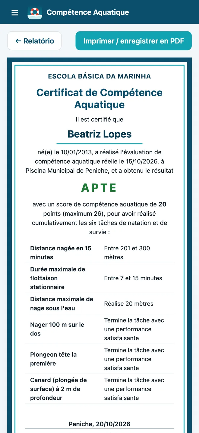 Certificat