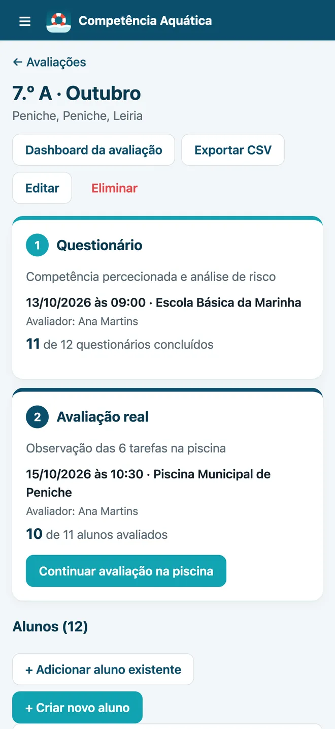 Os dois momentos de uma avaliação